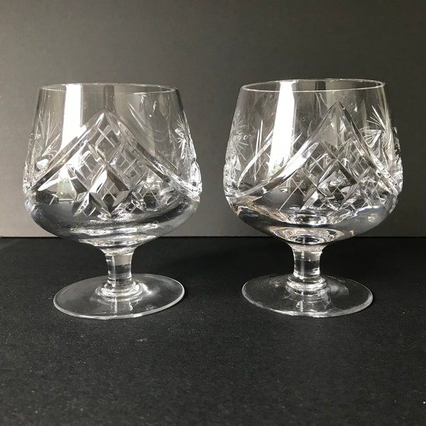 Waterford Crystal Brandy Cognac Snifters Barware Glasses Etsy