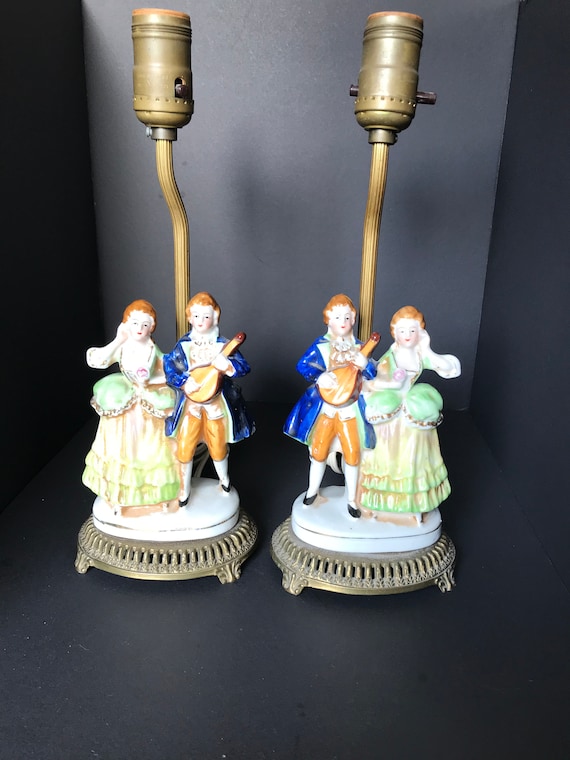Antique 2024 figurine lamps