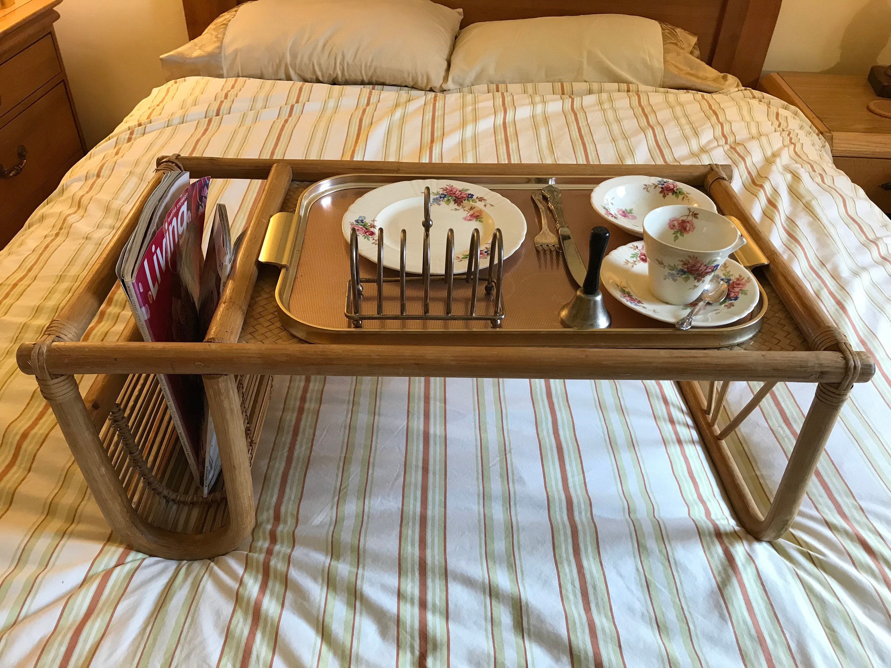 Vintage breakfast tray deals
