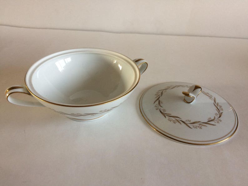 Vintage Noritake Creamer and Sugar Bowl in the Laurel Pattern Etsy