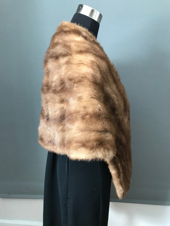Steiger\'s Luxurious Brown Fur Stole Brown Faux Fur Wrap, Faux Fur Stole High Imitation, Faux Fur  main image 3