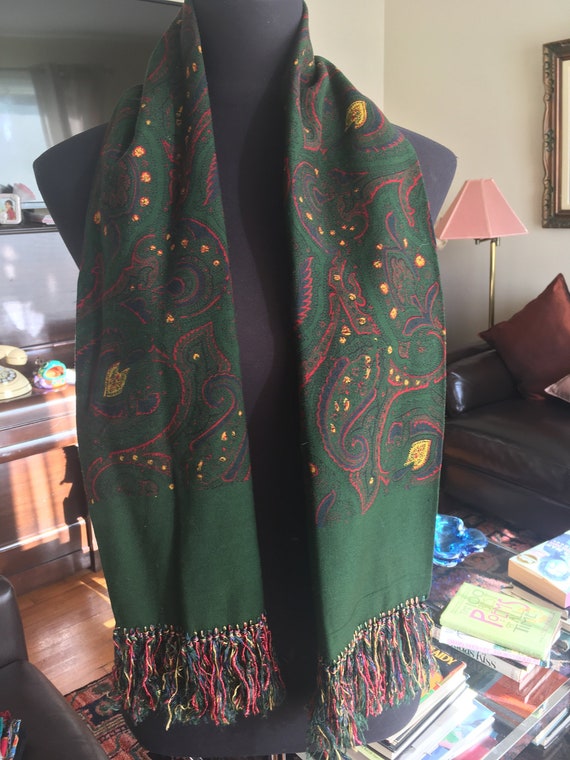 Vintage 1930's/40's CURRIE Men's Paisley Opera Sca