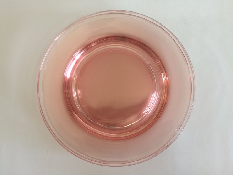 Set of 5 Tiffin-Franciscan Canterbury II Pink Luncheon Plates