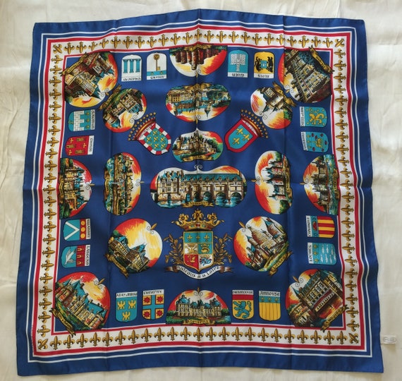 Vintage Loire Valley French Chateaux Souvenir Scar