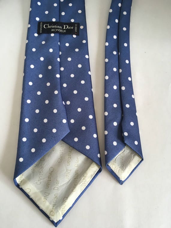 1970s Christian Dior Monsieur Men's Vintage Polka… - image 3