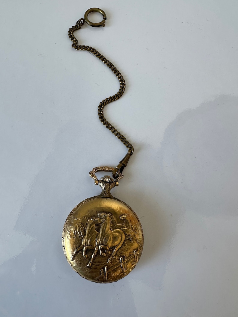 Vintage Ever Swiss 17 Jewel Pocket Watch in a Gold Watch Case Etsy