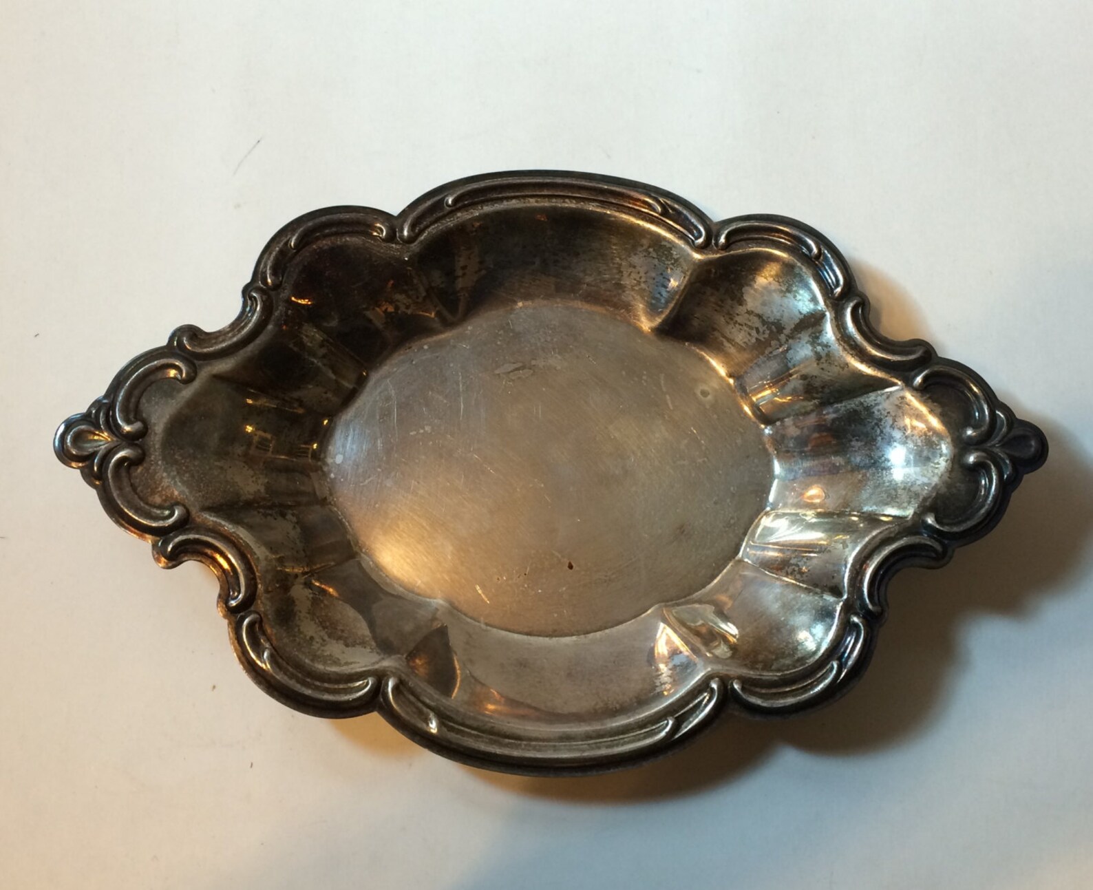 Vintage Wakefield Silver Plate Nut Dish Etsy