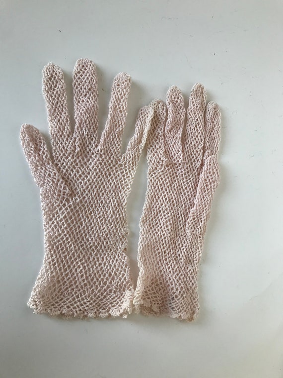 Vintage Lace Gloves Opera Gloves Ballroom Gloves … - image 2