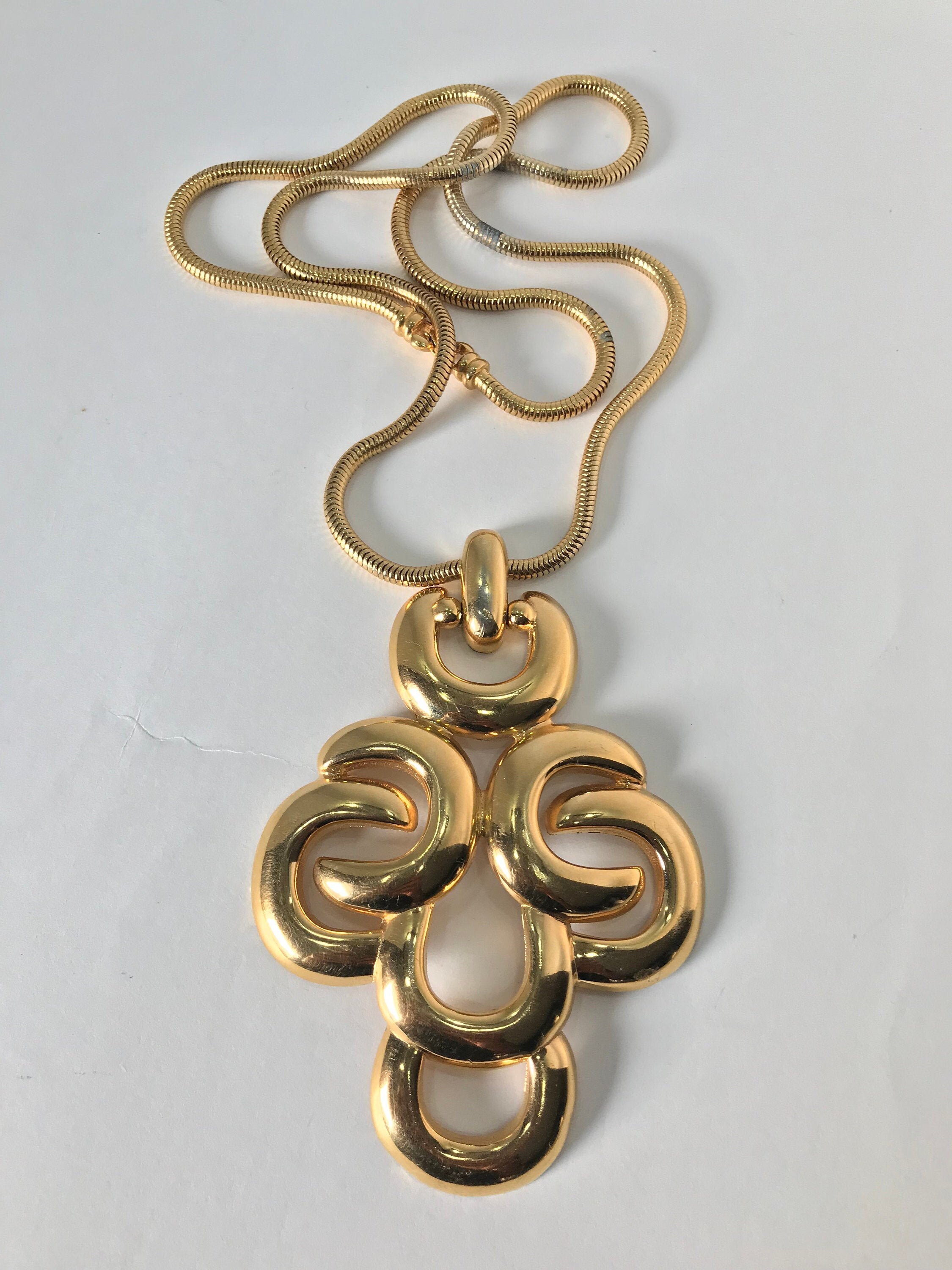 Vintage Gold Tone D'orlan Big and Bold 