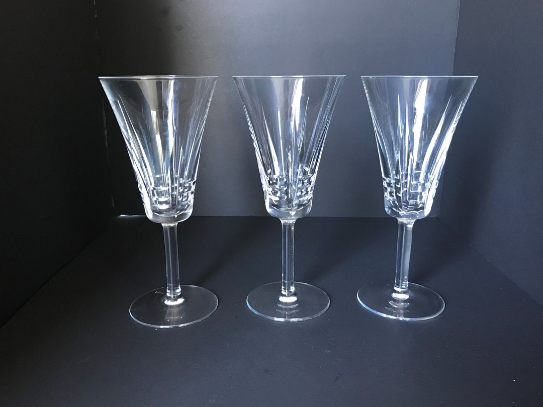 Set 3 Large Crystal Wine Glasses by Villeroy & Boch VBC25 Etsy