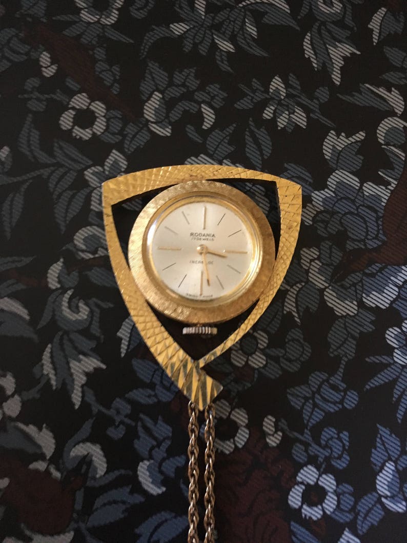 Vintage Ladies Rodania 17 Jewel Incabloc Swiss Made Wind up Etsy Canada