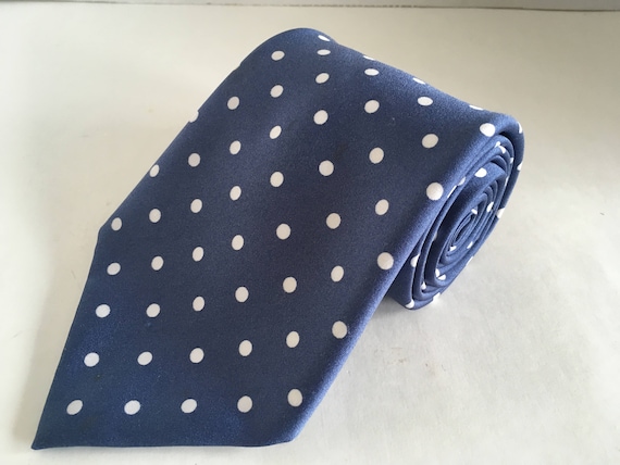 1970s Christian Dior Monsieur Men's Vintage Polka… - image 1