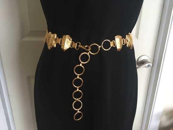 Chunky Brutalist Modernist Abstract Golden Nugget… - image 6