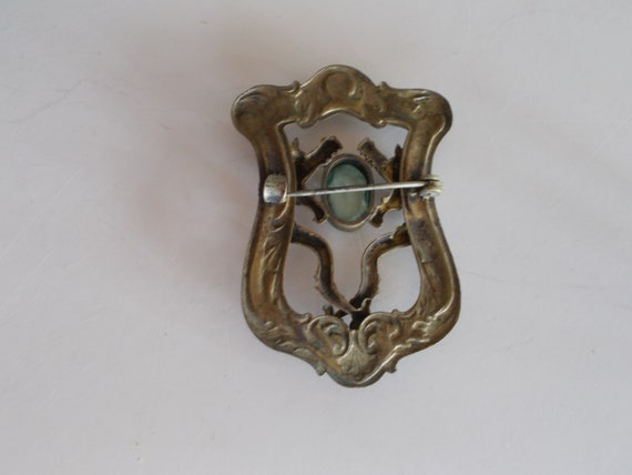 Antique 1900/1910 large Chinese Brass Dragon Pin … - image 8