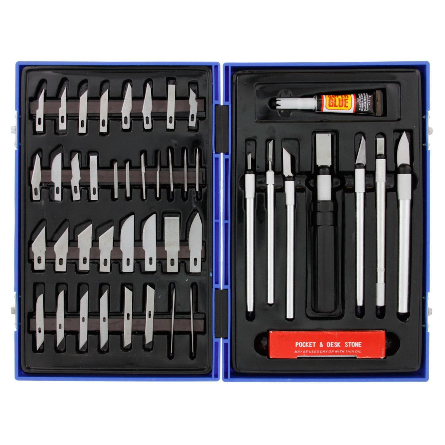 56 Pc Precision Hobby Model Knife Set Kit Craft Razor Etsy