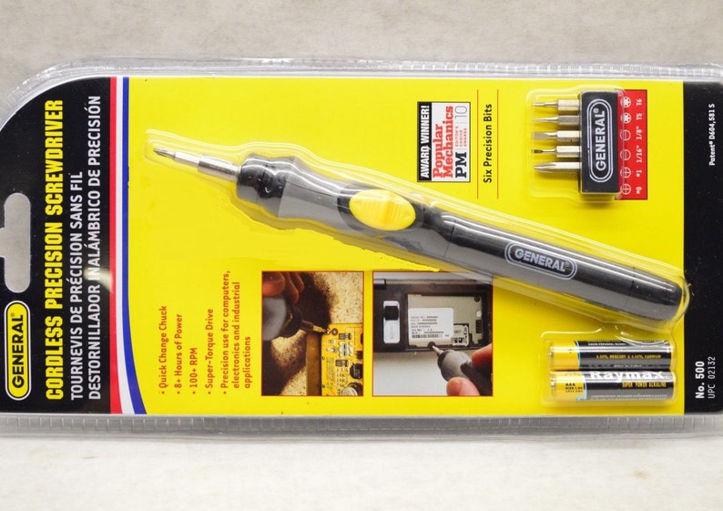 General Tools 500 Cordless Power Precision Screwdriver