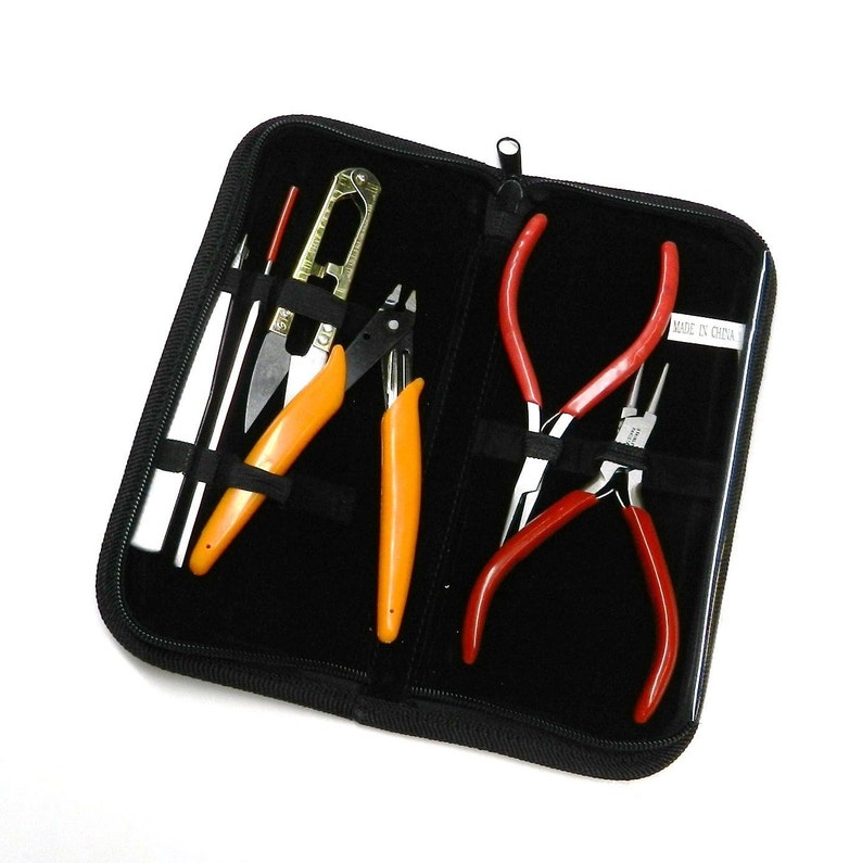 7PC TWEEZER SET FOR PRECISE ELECTRONICS MODELLING JEWELLERY BEADING WIRE WORK
