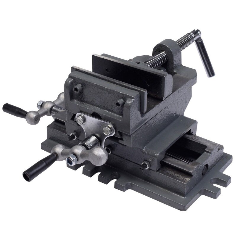 New 4 Cross Drill Press Vise XY Clamp Machine Slide Metal Milling 2