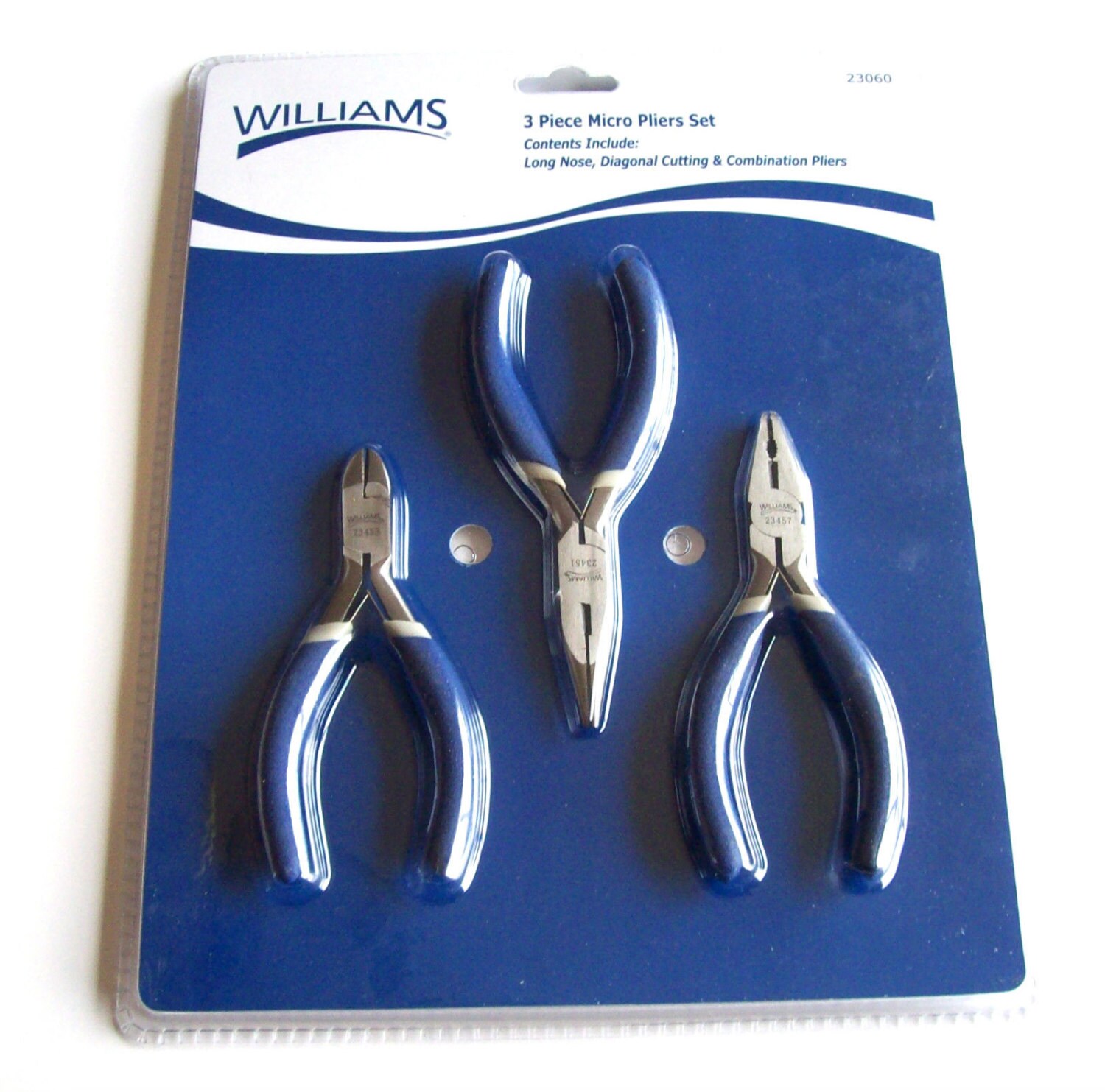 3pc williams made by snapon micro plier set long nose Etsy