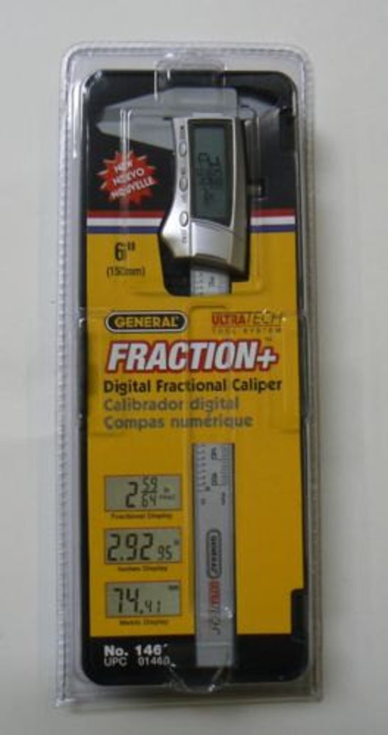 Caliper Digital 6 General 146 Carbon Fiber Measuring Etsy