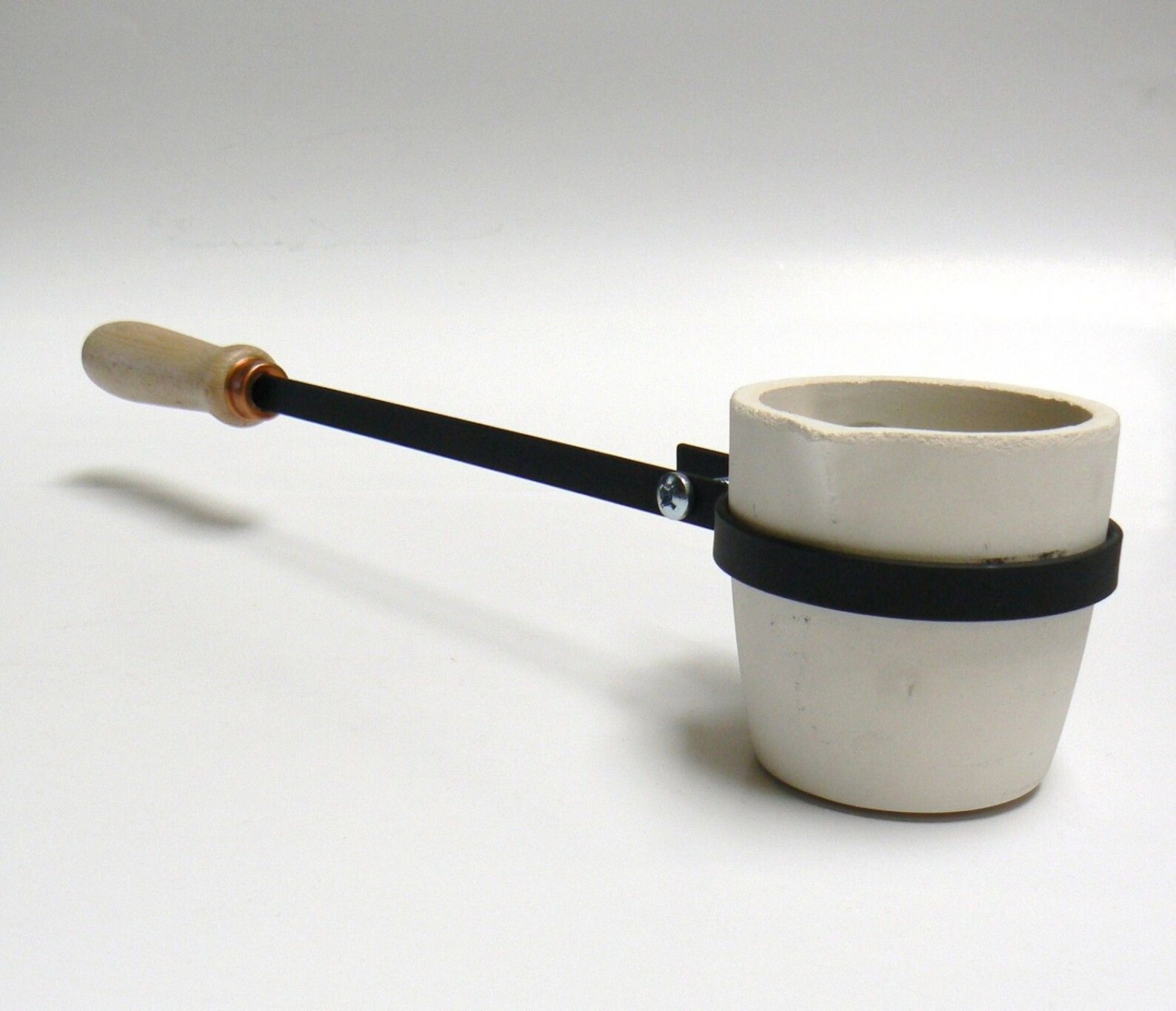Melting crucible with handle 40 oz cup type crucible holder Etsy