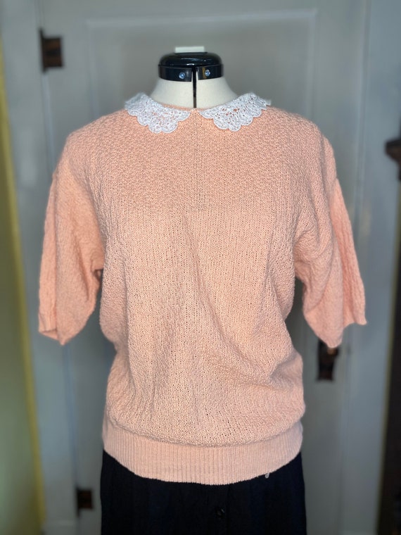 Adorable cute baby coral sweater shirt by Montana 