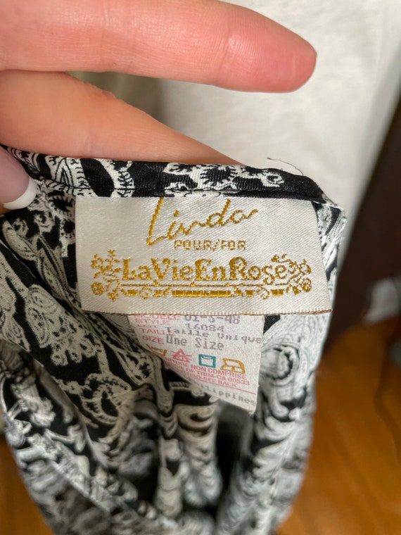 Linda for La Vie En Rose lingerie night robe/kimo… - image 5