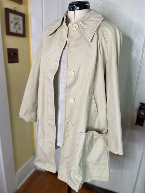 Vintage Perfect day coat cream khaki London fog - image 7