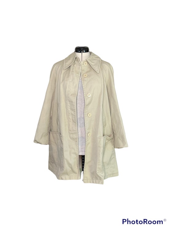 Vintage Perfect day coat cream khaki London fog - image 1