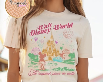 Disneyworld Shirt, Retro Walt Disneyworld Shirt, Mickey And Friends Shirt, Disney 2025 Trip, Vintage Disneyworld Shirt, Retro Disney Shirt