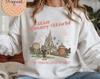 Retro Walt Disneyworld Sweatshirt, Disneyworld Sweatshirt, Mickey And Friends Sweater, Vintage Disneyworld Hoodie, Retro Disney Shirt