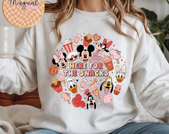 Disney Snacks Tee, Mickey Mouse, Family Vacation Shirt