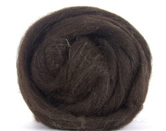 Black Jacob Tops suitable for Needle Felting  100g