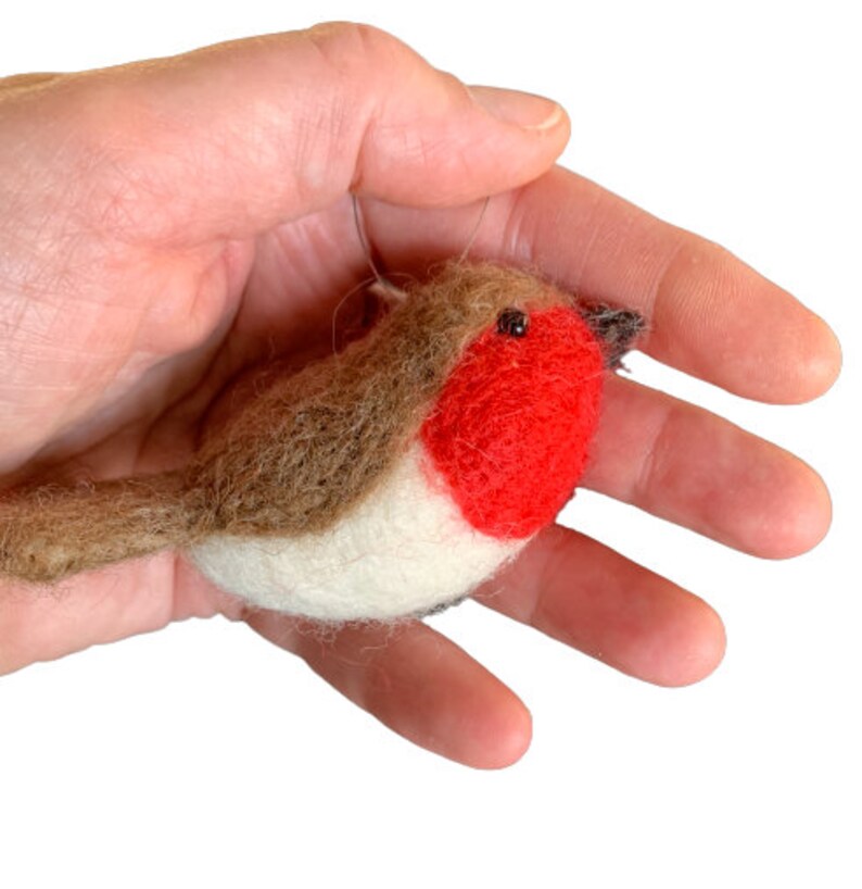 Robin and Reindeer needle felting kits image 3