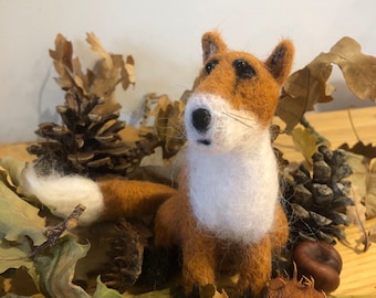 Fox needle felting kit