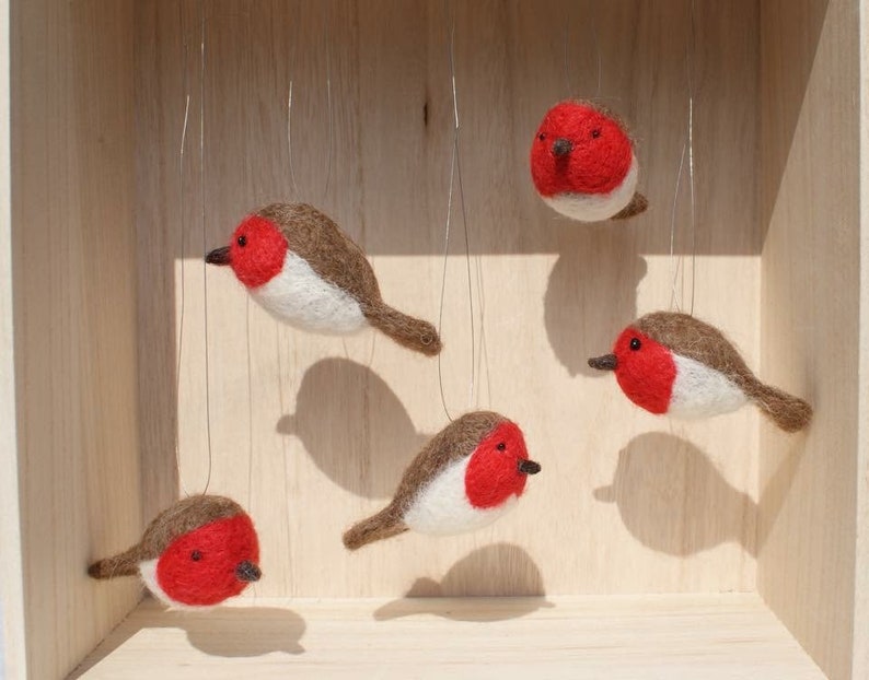 Robin needle felting kit