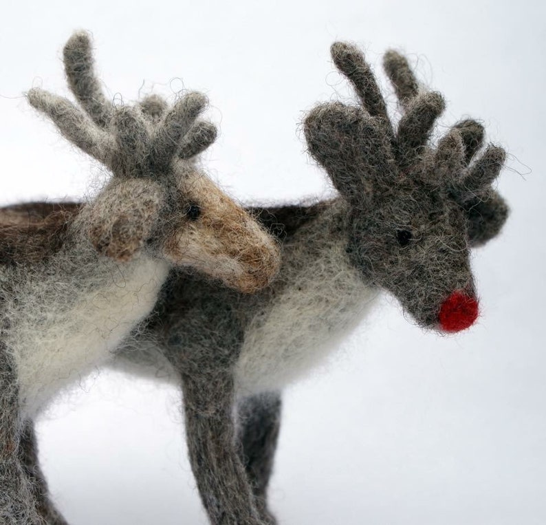 Reindeer needle felting kit