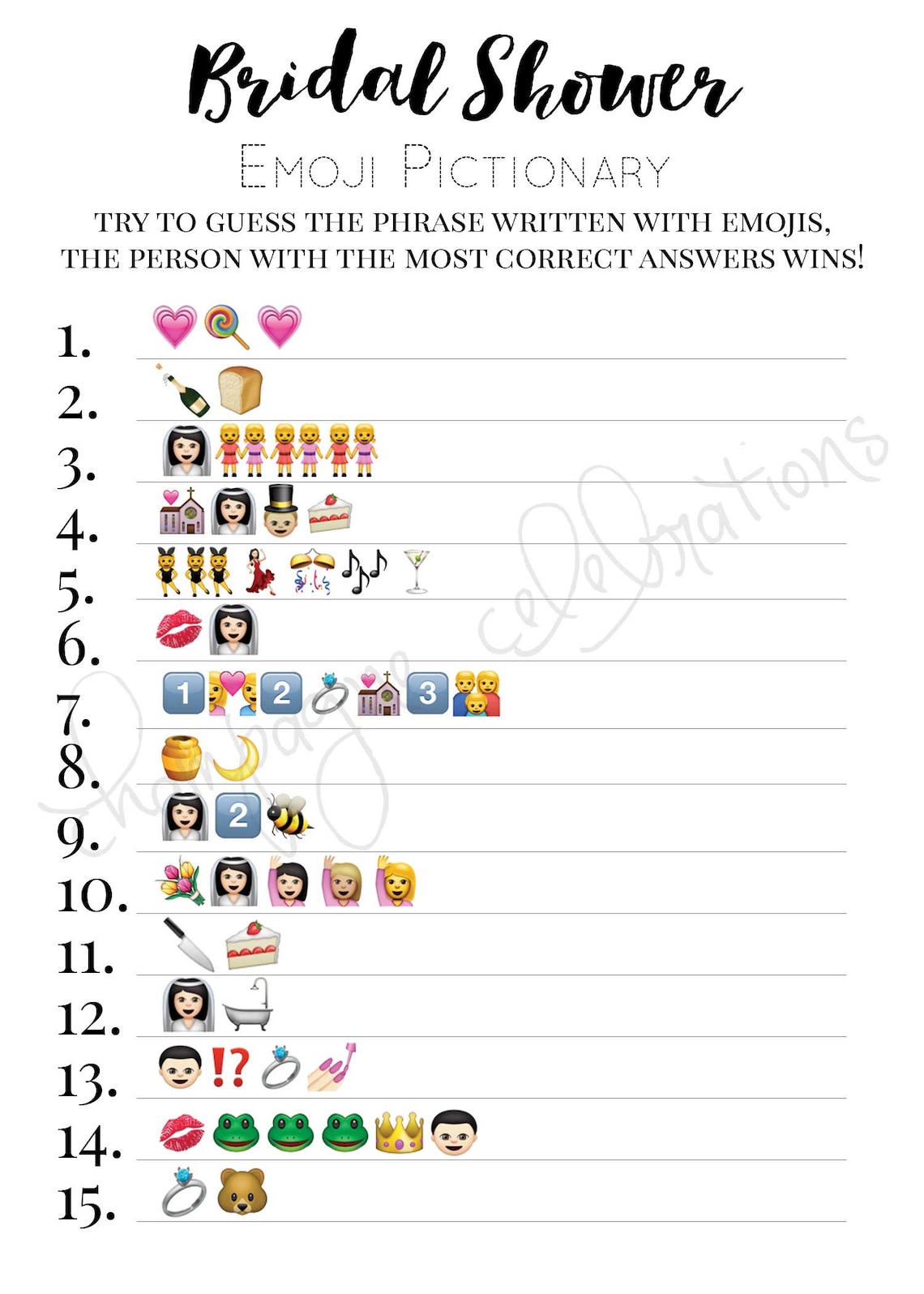 Bridal Shower Game Emoji Game For Bridal Shower Wedding Shower Instant Il 1140xN.1228247377 64oi