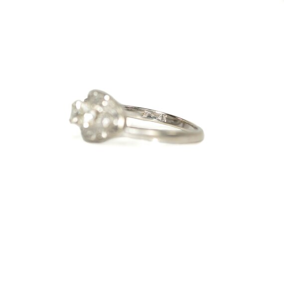 Glamorous Vintage Diamond Cocktail Ring - image 4