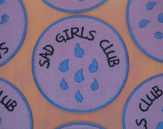 Sad Girls Club Iron on Patch