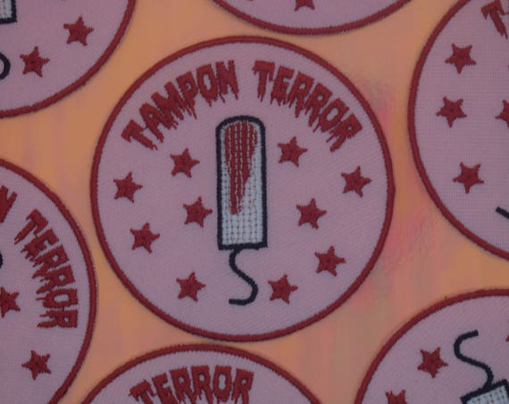 Tampon Terror Club Iron on Patch
