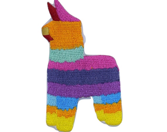 Raibow Pinata Iron on Patch
