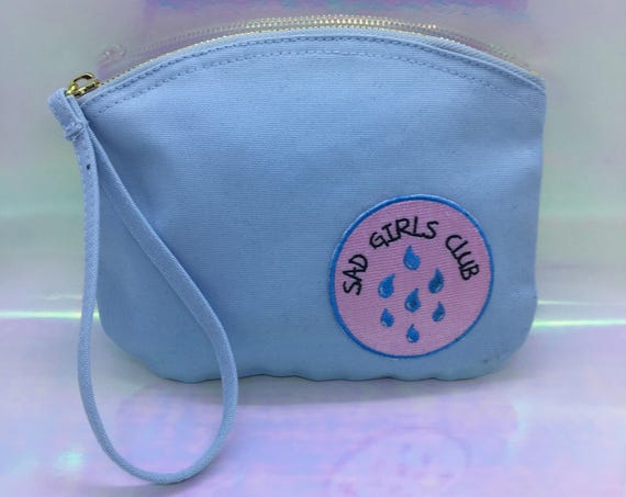 Baby Blue Sad Girls Club Make Up Bag