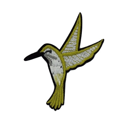 Hummingbird Iron on Patch