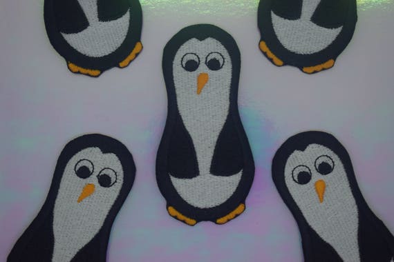 Penguin Iron on Patch