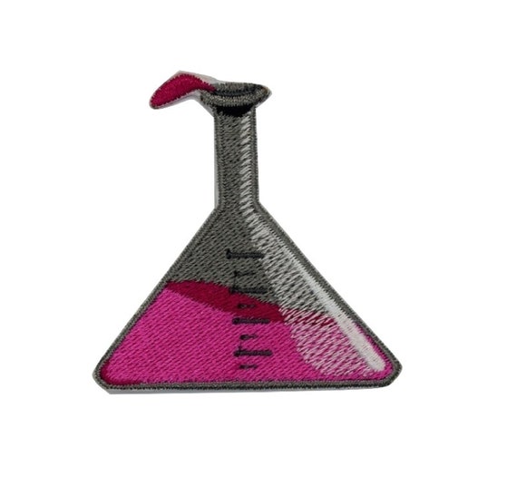 Chemistry Glass Iron on Patch