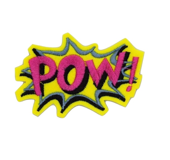Pow Iron on Patch