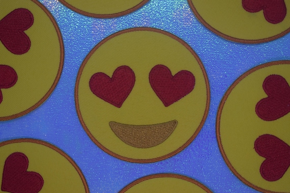 Heart Eyes Emoji Patch