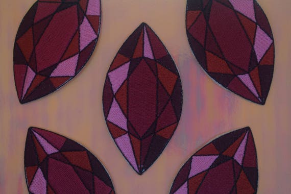 Ruby Iron on Patch