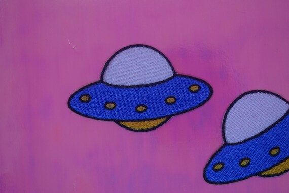 UFO Iron on Patch